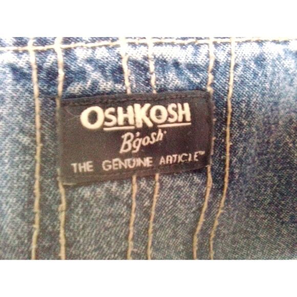 OshKosh B'Gosh Denim Overalls Size 18 mo. - Picture 4 of 7
